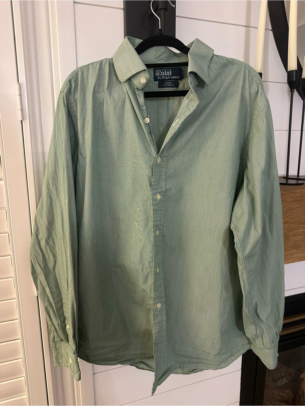 Ralph Lauren Light Green Button-Down Shirt